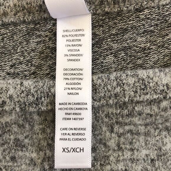 NEW Flora Nikrooz Soft Gray With Lace Jogger Set Sz XS Cozycore, Lounge - Picture 5 of 16